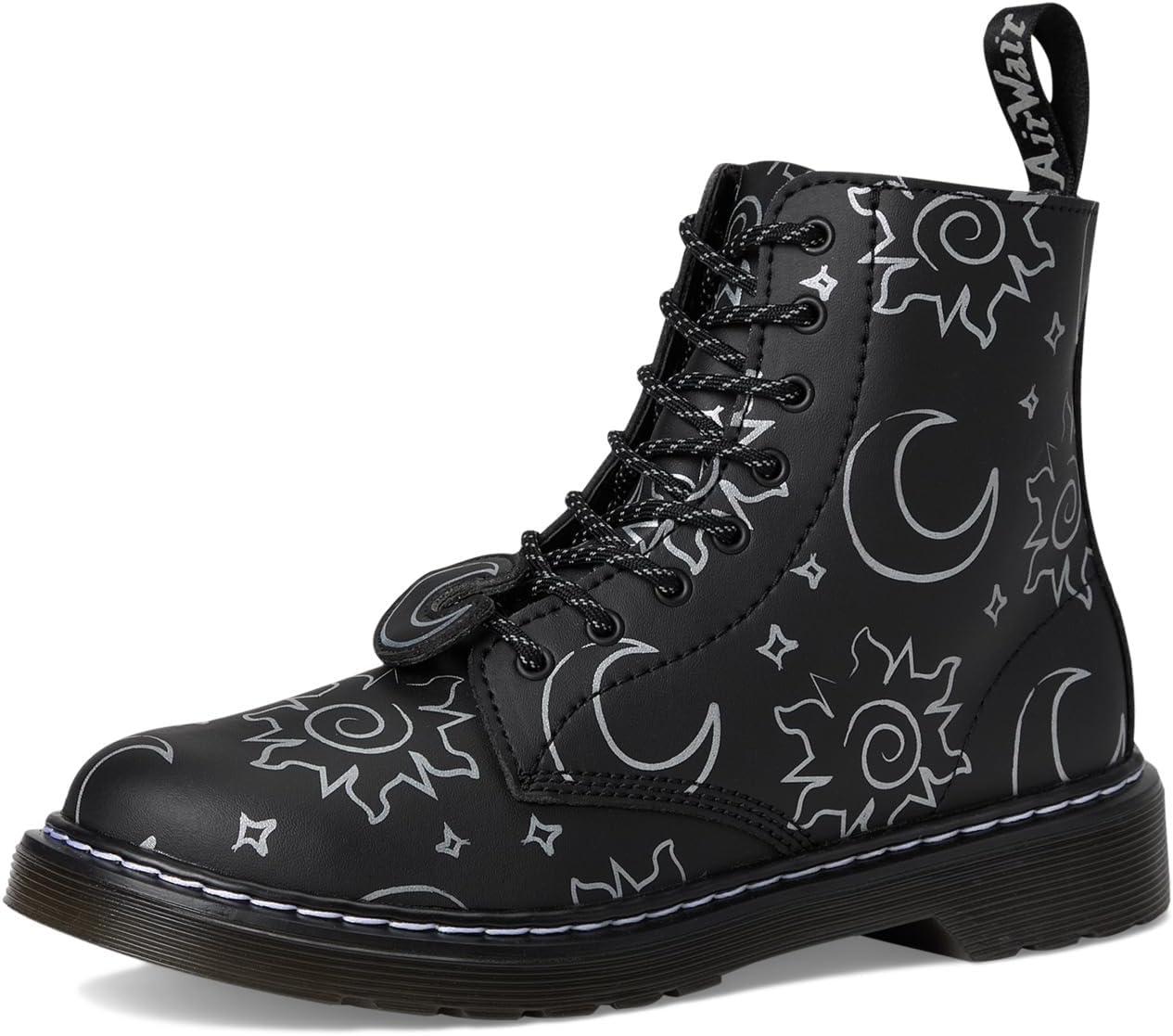 image:imageDr Martens Womens Maple Zip Steel Toe Light Industry BootsBlackSilver 1