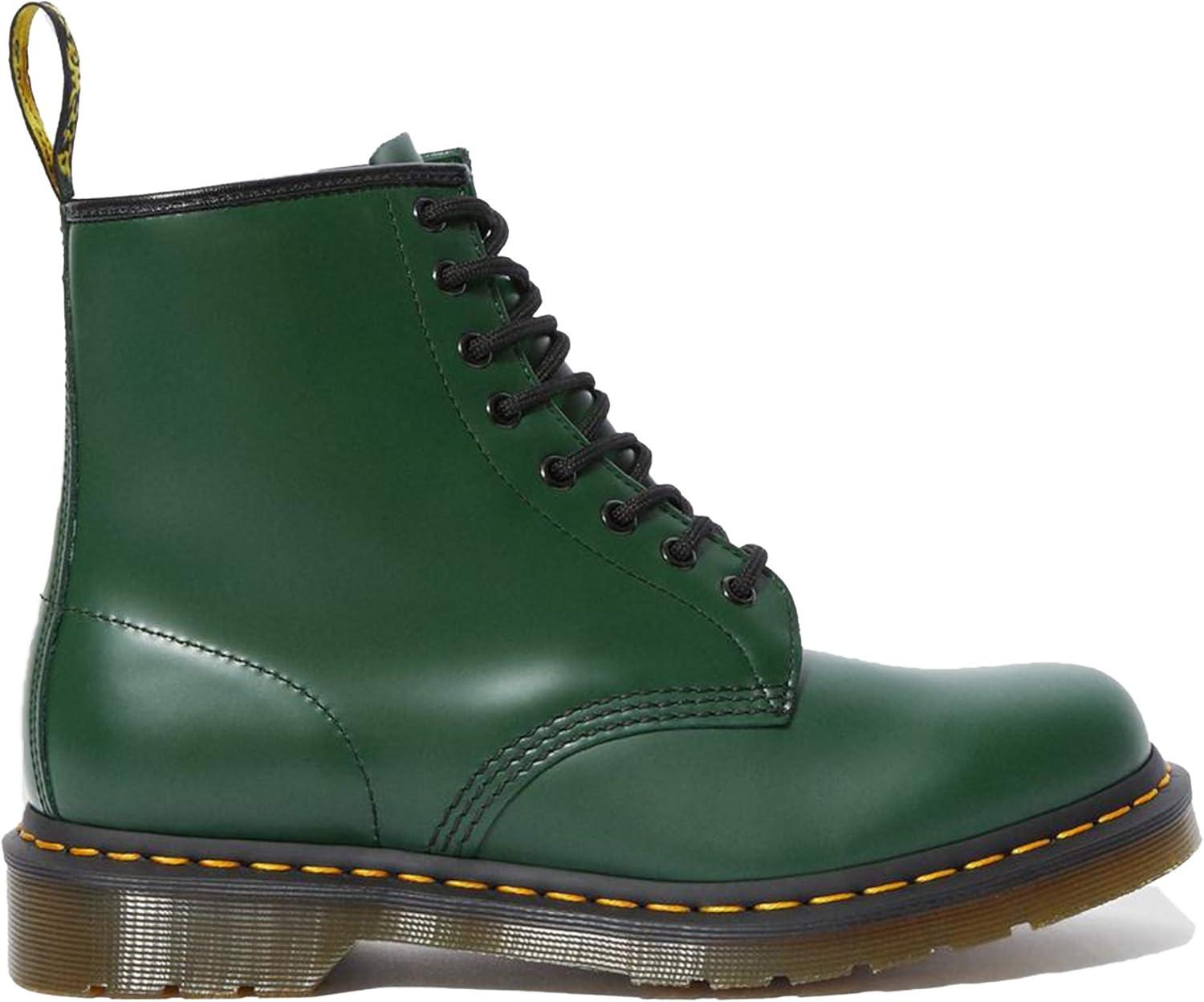 image:imageDr Martens Womens Maple Zip Steel Toe Light Industry BootsGreen Smooth