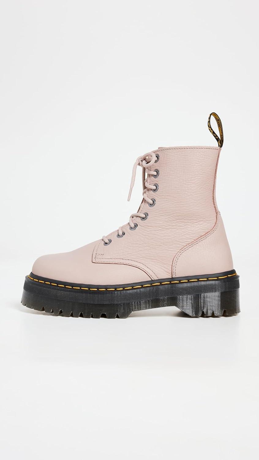 image:imageDr Martens Womens Maple Zip Steel Toe Light Industry BootsVintage Taupe Pisa