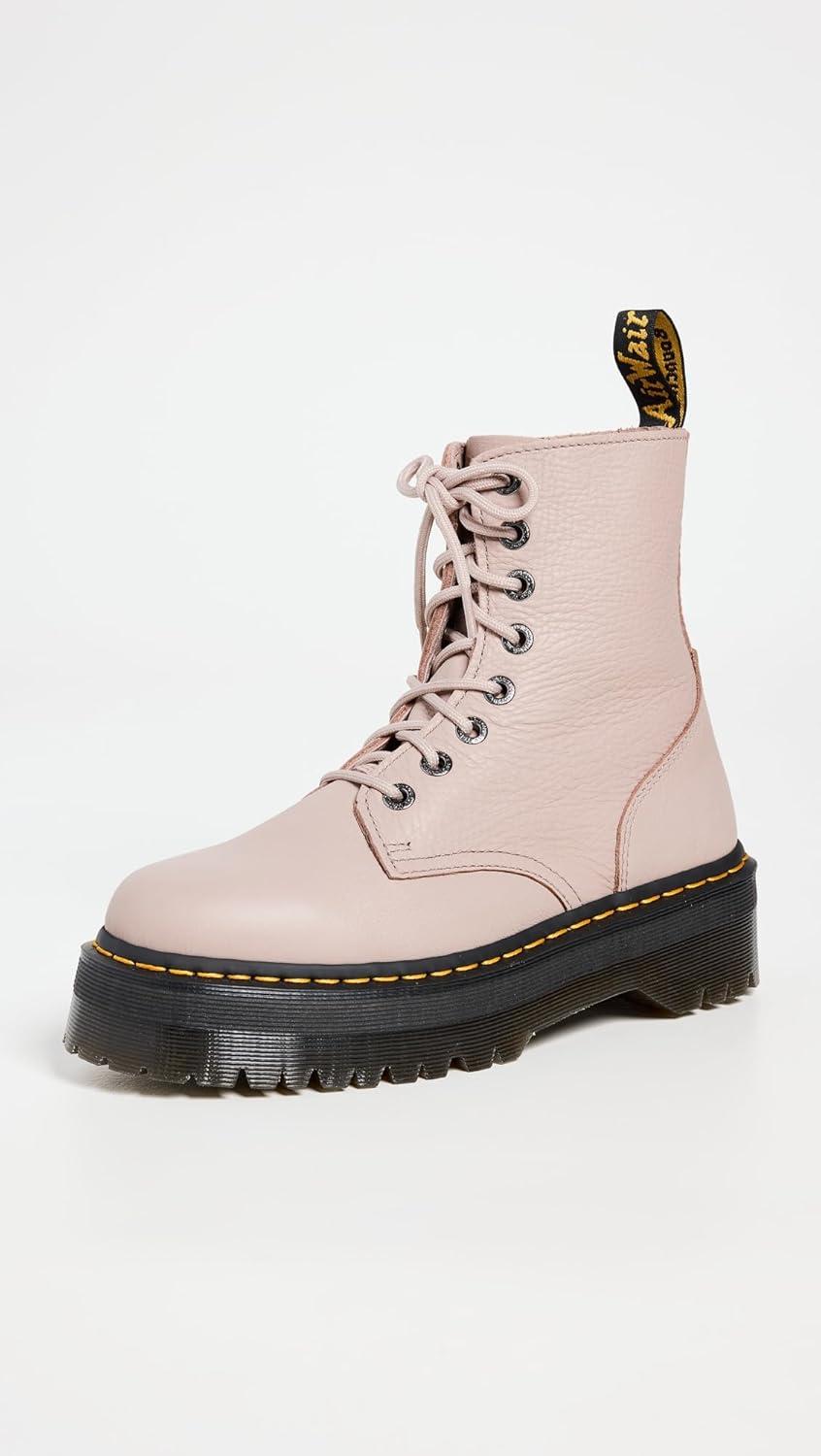 image:imageDr Martens Womens Maple Zip Steel Toe Light Industry BootsVintage Taupe Pisa
