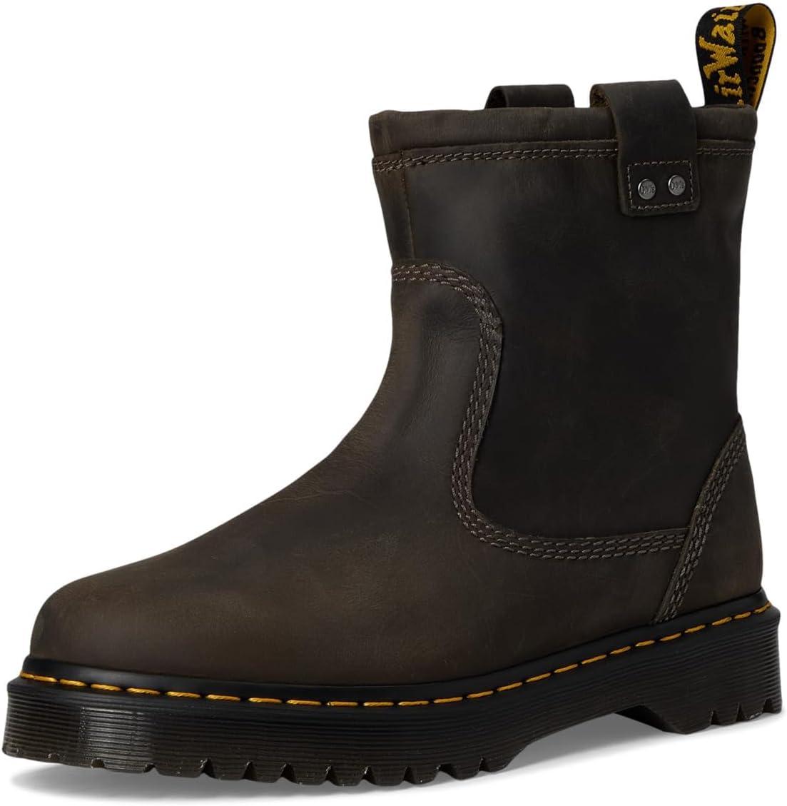 image:imageDr Martens womens Anistone Lo Leather BootsCharcoal Grey