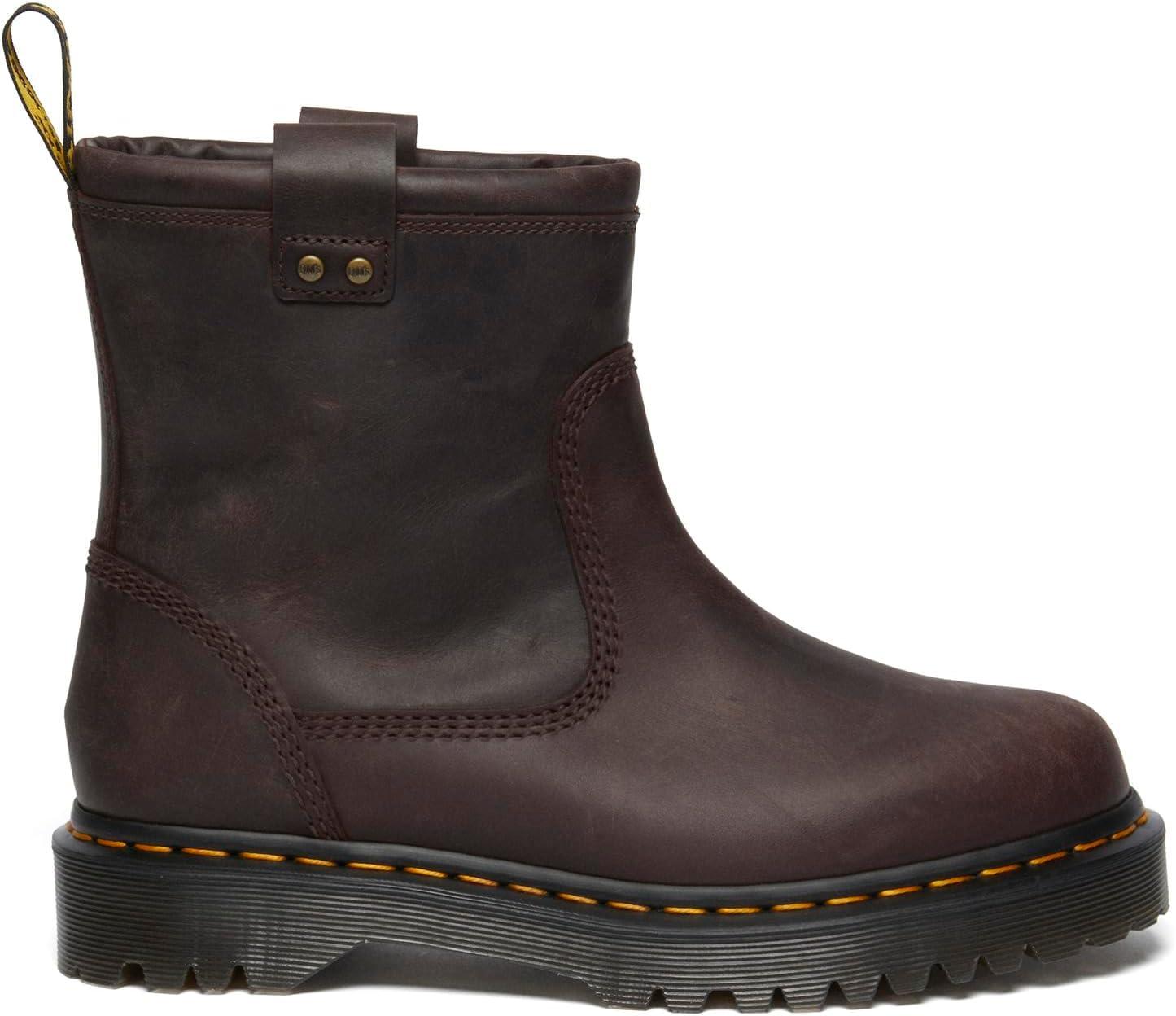 image:imageDr Martens womens Anistone Lo Leather BootsDark Brown