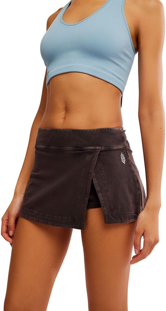 image:imageFree People Womens Hot Shot Mini SkortBlack