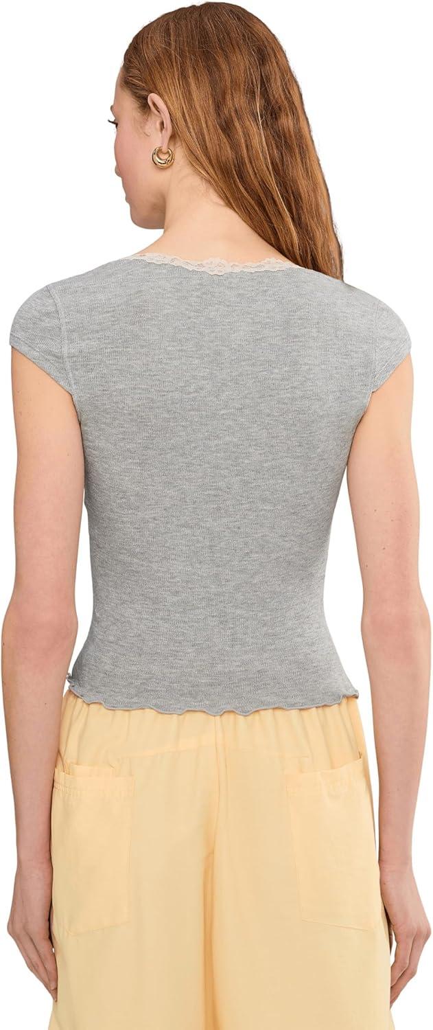 image:imageFree People Womens Oh My Darling TeeHeather Grey