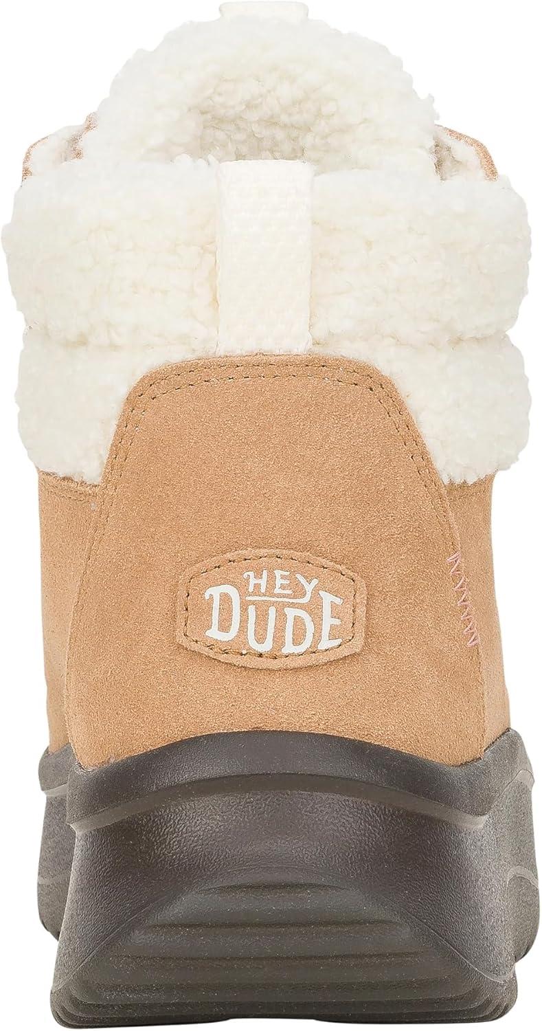 image:imageHEYDUDE womens Wendy Peak Apres Suede CozstitChestnutBlack