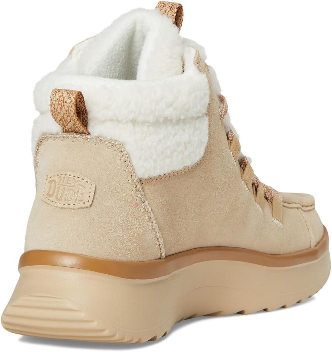 image:imageHEYDUDE womens Wendy Peak Apres Suede CozstitTan