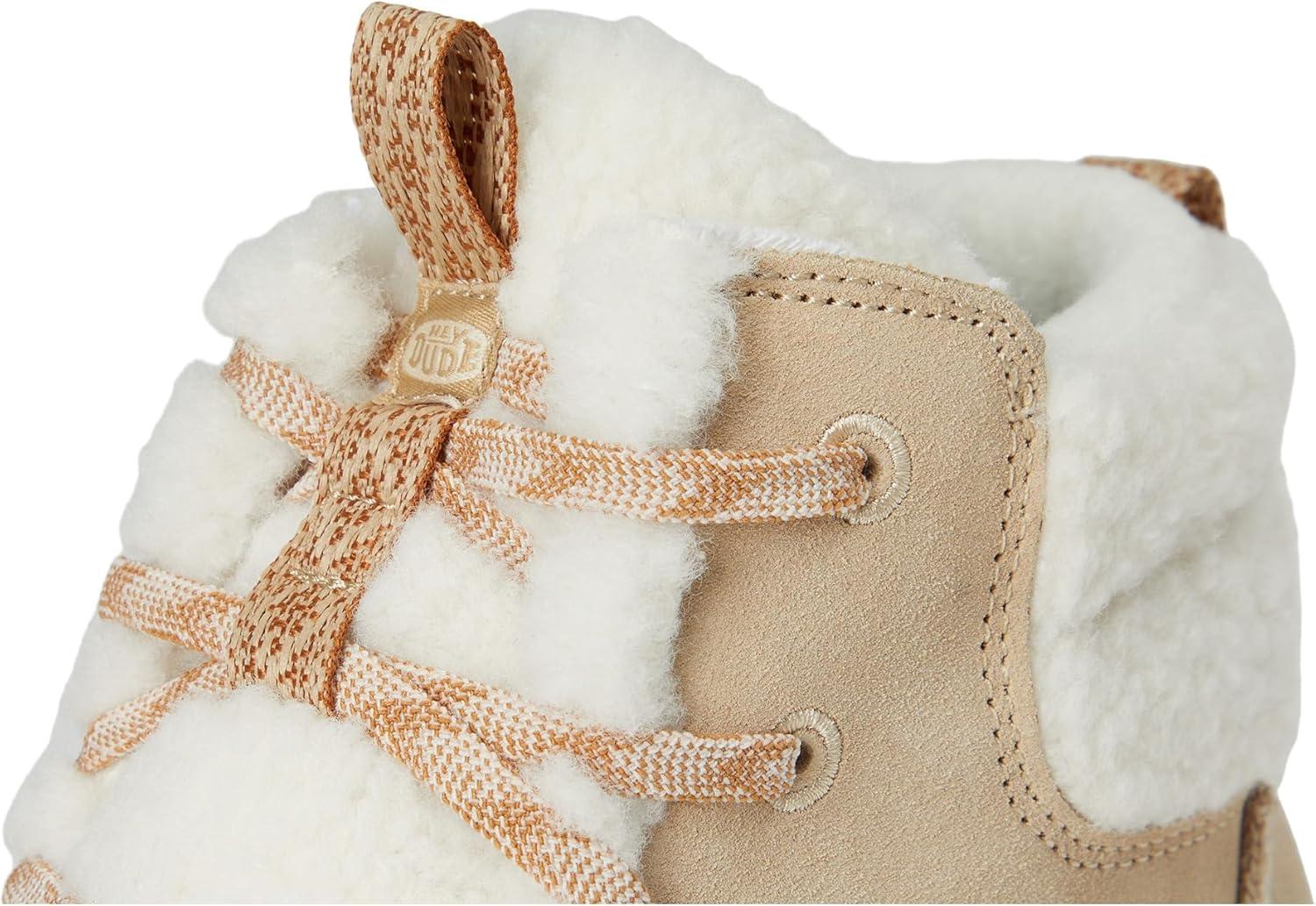 image:imageHEYDUDE womens Wendy Peak Apres Suede CozstitTan