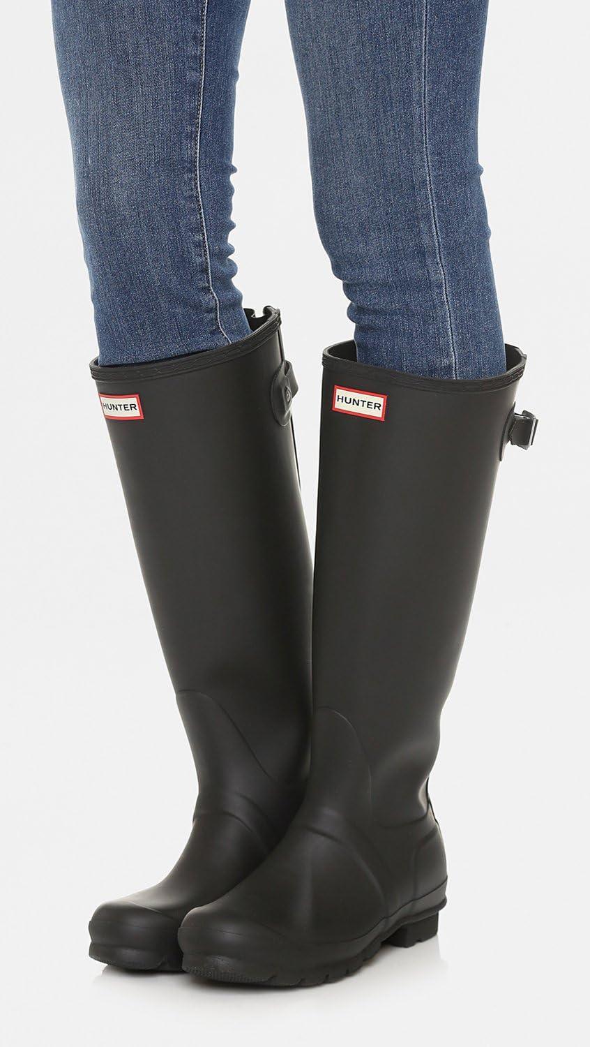 image:imageHUNTER Womens Original Back Adjustable BootsBlack Matte