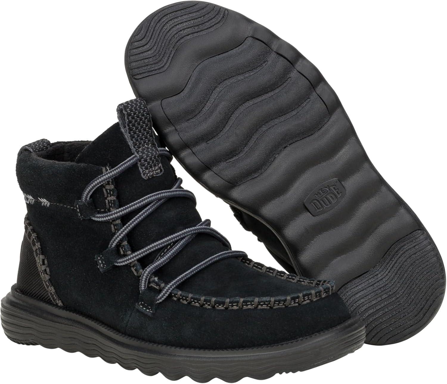image:imageHey Dude womens Reyes SuedeBlackBlack