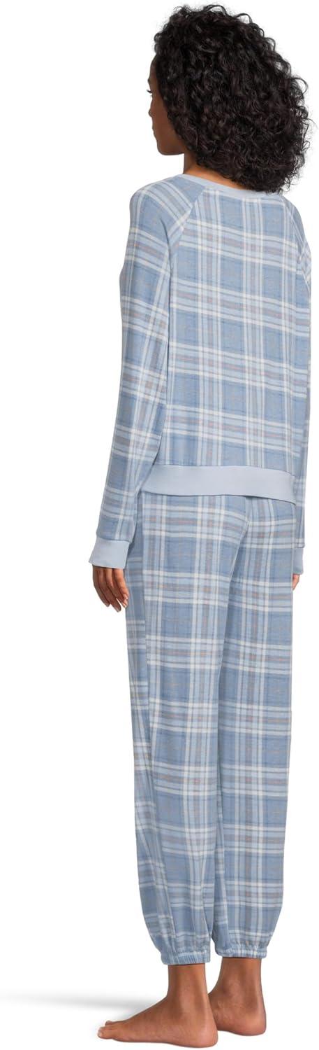 image:imageHoneydew Intimates womens Star Seeker Brushed Jersey Lounge SetChambray Plaid