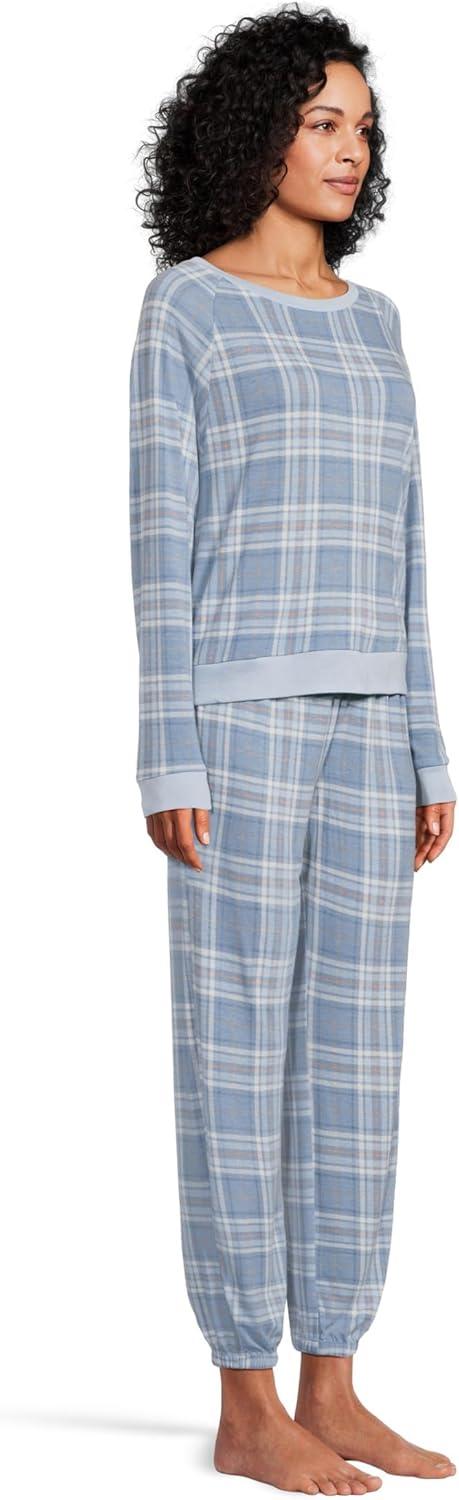 image:imageHoneydew Intimates womens Star Seeker Brushed Jersey Lounge SetChambray Plaid