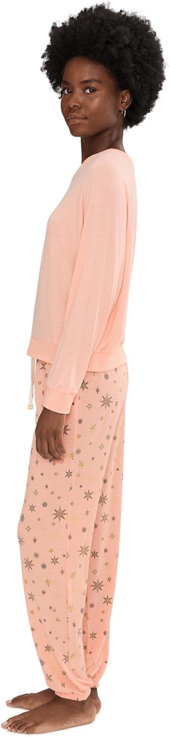 image:imageHoneydew Intimates womens Star Seeker Brushed Jersey Lounge SetChampagne Stars