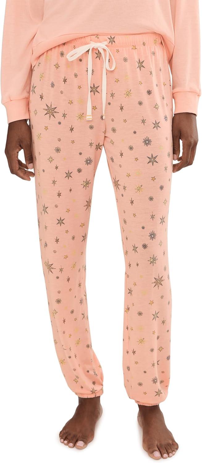 image:imageHoneydew Intimates womens Star Seeker Brushed Jersey Lounge SetChampagne Stars