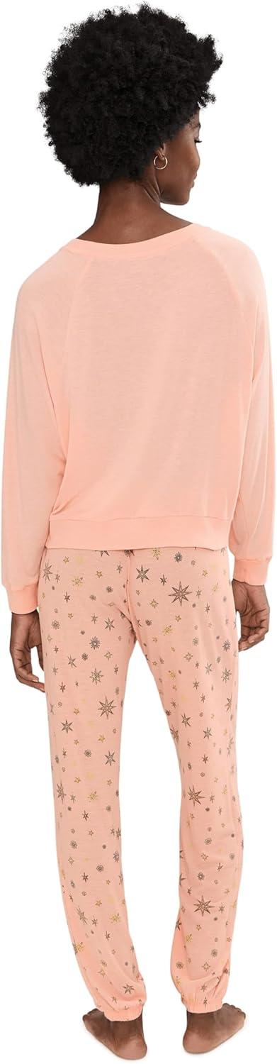 image:imageHoneydew Intimates womens Star Seeker Brushed Jersey Lounge SetChampagne Stars