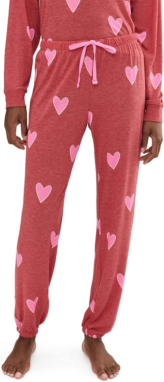 image:imageHoneydew Intimates womens Star Seeker Brushed Jersey Lounge SetCherry Hearts