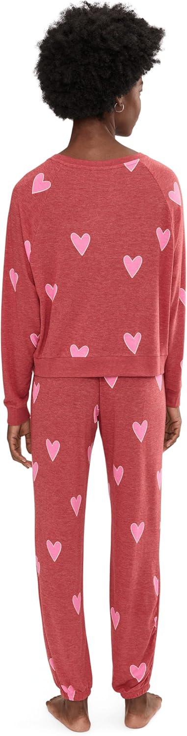 image:imageHoneydew Intimates womens Star Seeker Brushed Jersey Lounge SetCherry Hearts