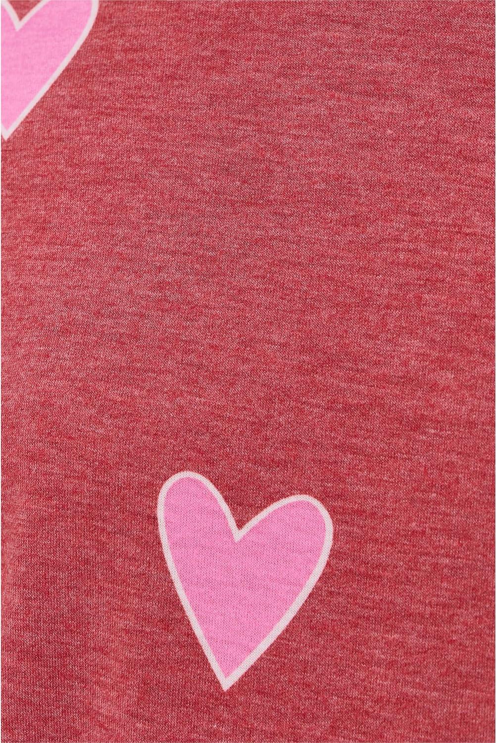 image:imageHoneydew Intimates womens Star Seeker Brushed Jersey Lounge SetCherry Hearts