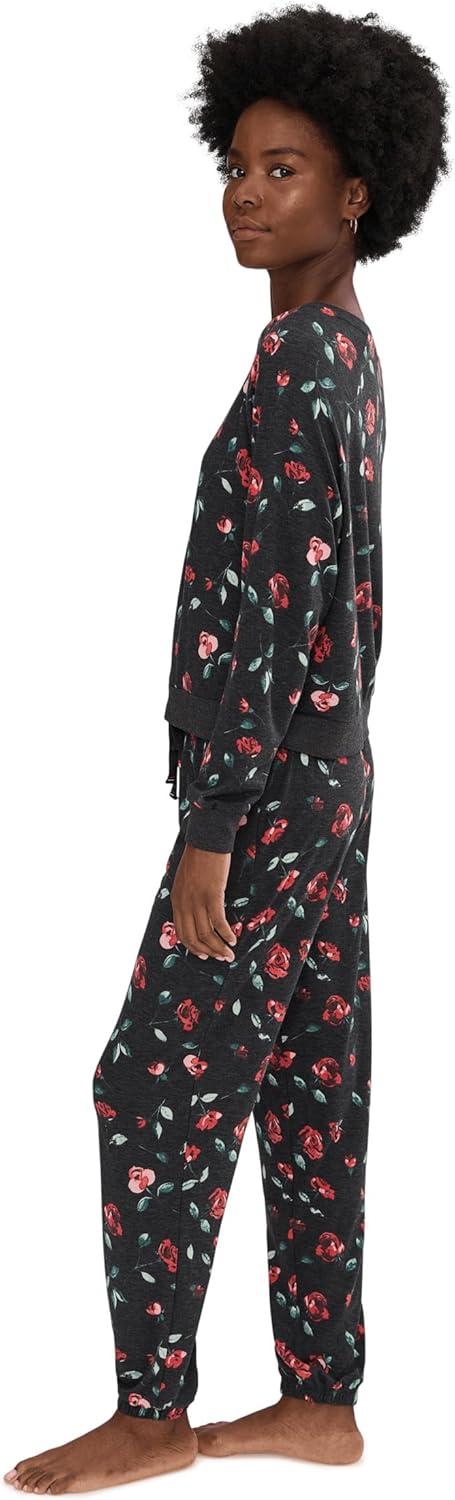 image:imageHoneydew Intimates womens Star Seeker Brushed Jersey Lounge SetDark Roses