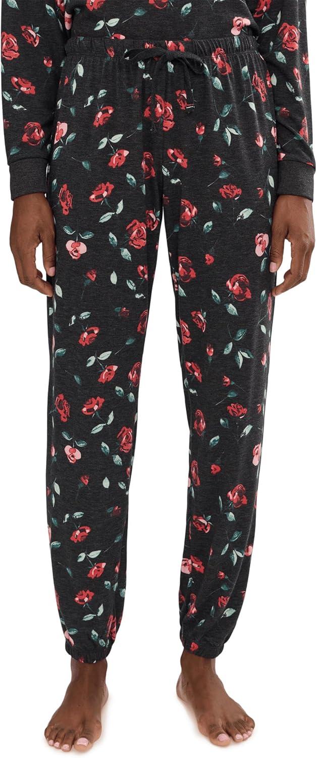 image:imageHoneydew Intimates womens Star Seeker Brushed Jersey Lounge SetDark Roses
