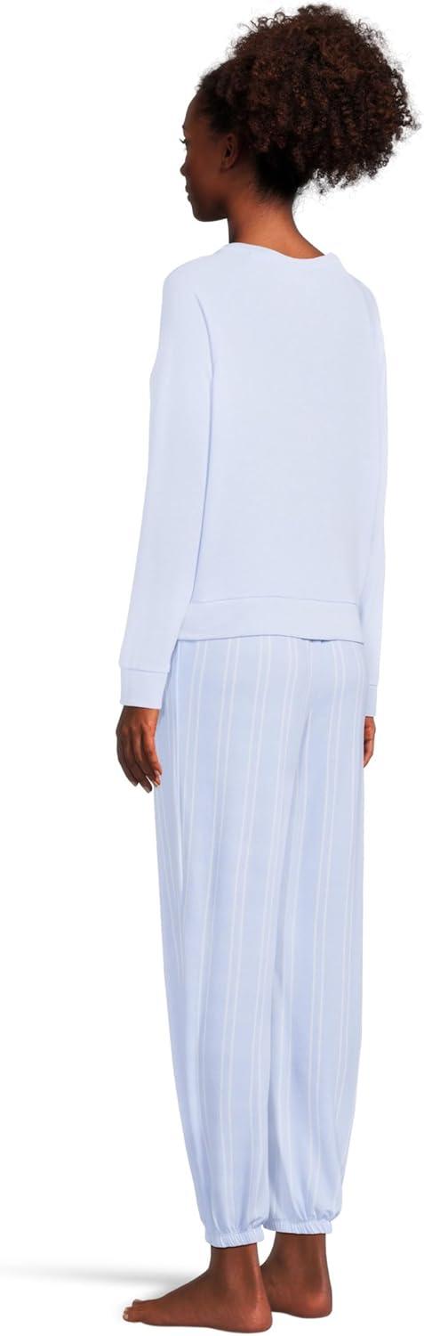 image:imageHoneydew Intimates womens Star Seeker Brushed Jersey Lounge SetMoonstruck Stripe