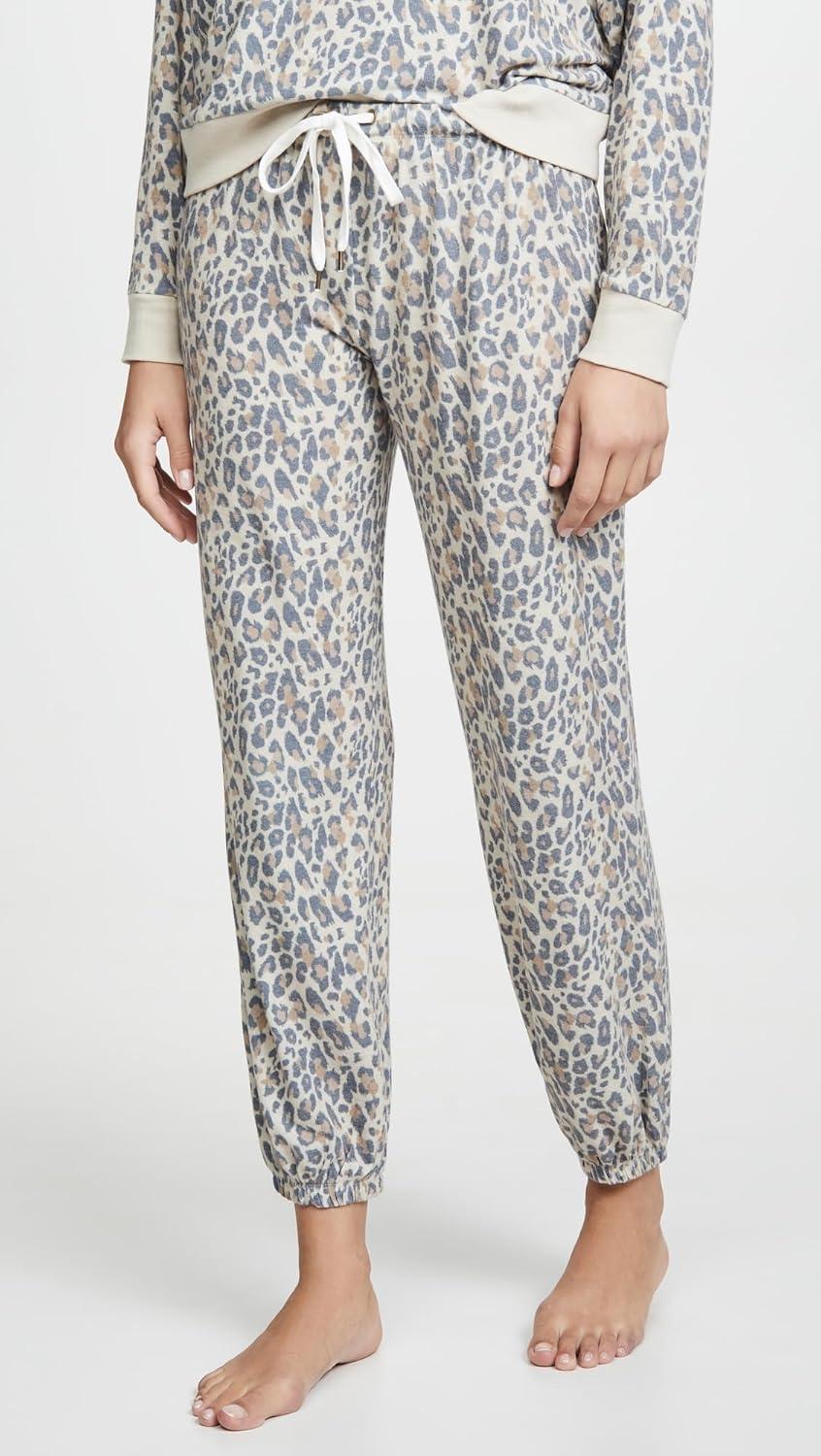 image:imageHoneydew Intimates womens Star Seeker Brushed Jersey Lounge SetNatural Leopard
