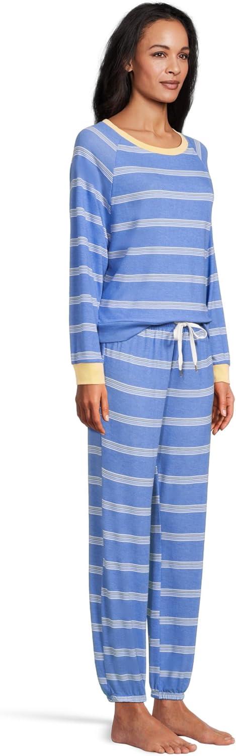image:imageHoneydew Intimates womens Star Seeker Brushed Jersey Lounge SetOrion Stripe