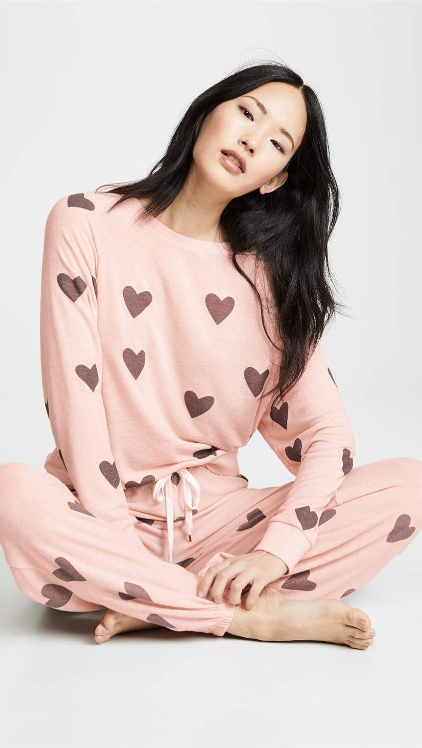 image:imageHoneydew Intimates womens Star Seeker Brushed Jersey Lounge SetPinkBrown