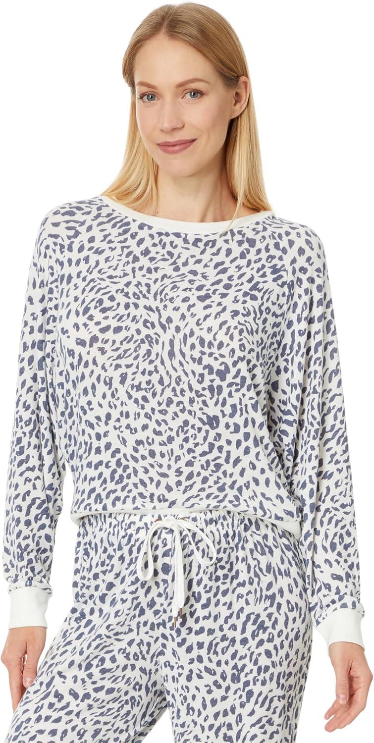image:imageHoneydew Intimates womens Star Seeker Brushed Jersey Lounge SetSweet Cream Animal
