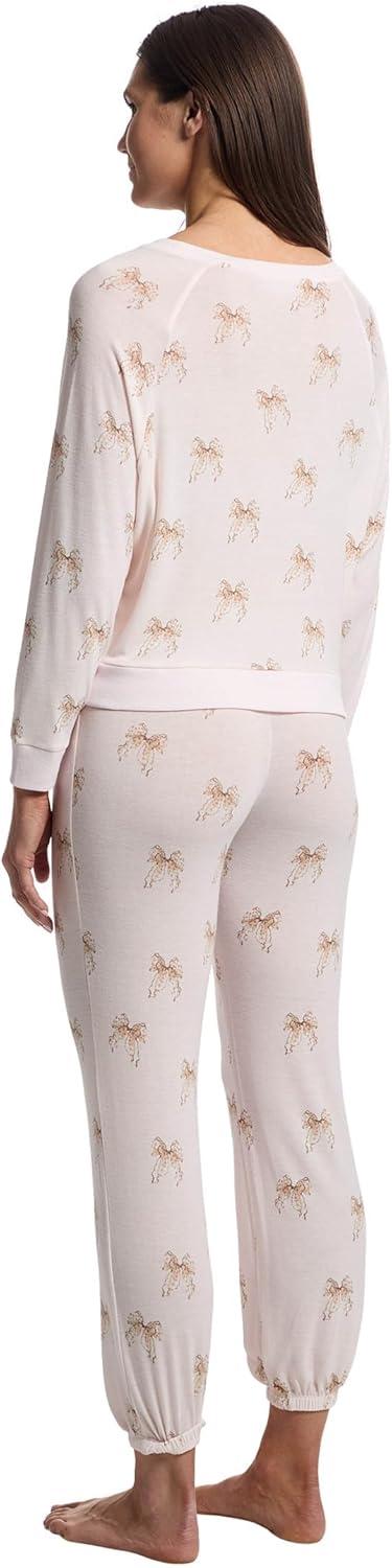 image:imageHoneydew Intimates womens Star Seeker Brushed Jersey Lounge SetSweetheart Bows