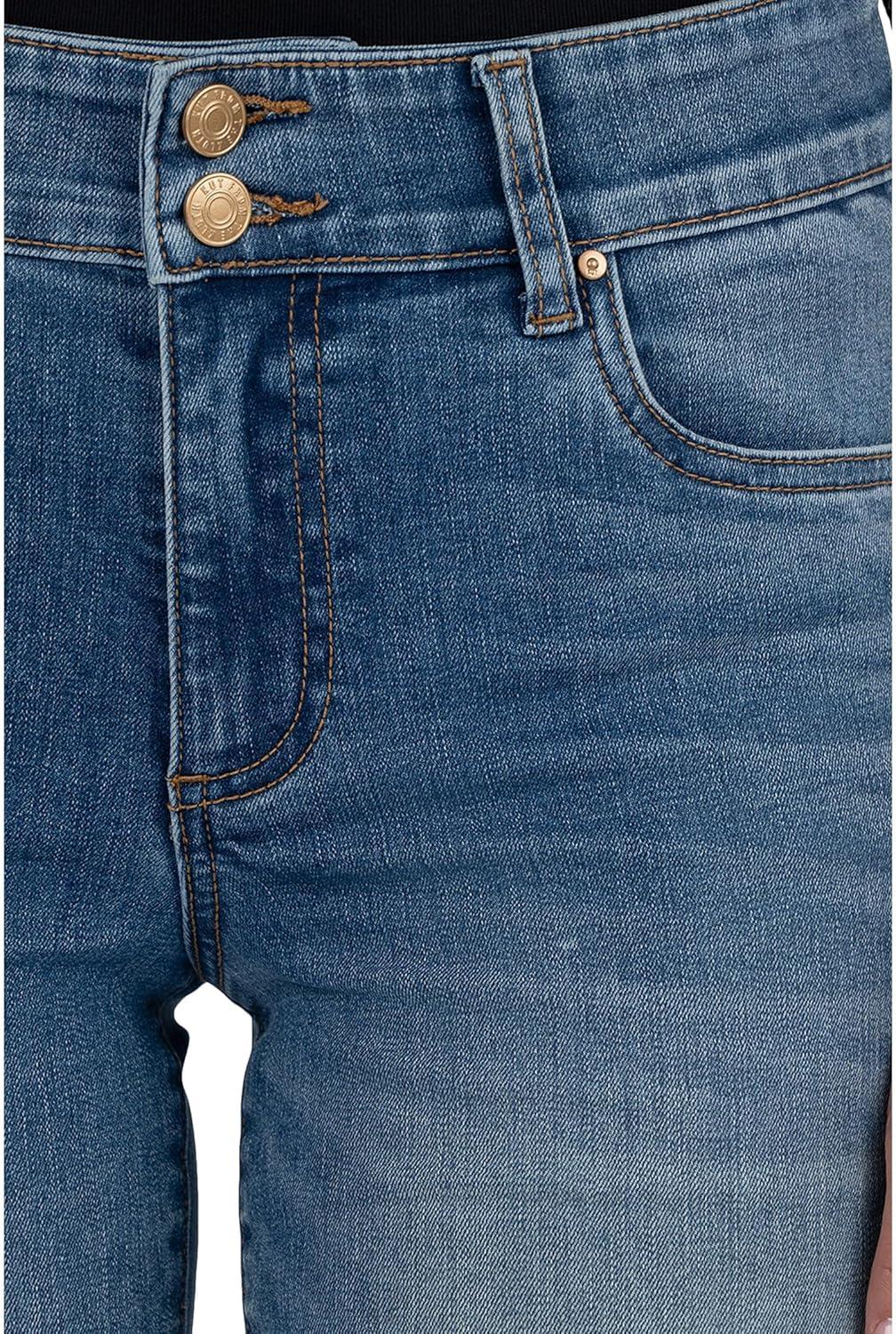 image:imageKUT from The Kloth Womens Amy Crop Straight Leg Roll UpNew