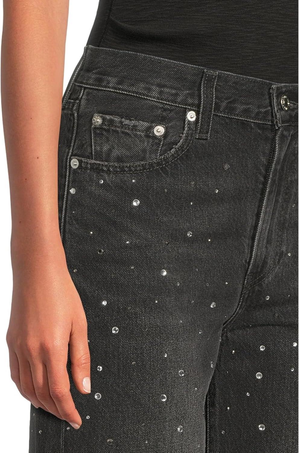 image:imageLevis Womens Ribcage Wide LegDazzle Me Smoke