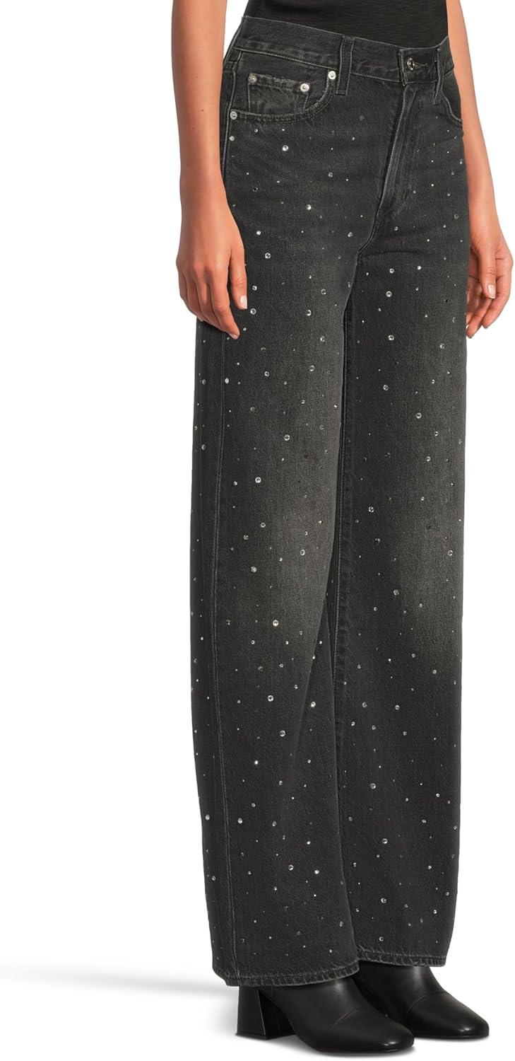 image:imageLevis Womens Ribcage Wide LegDazzle Me Smoke