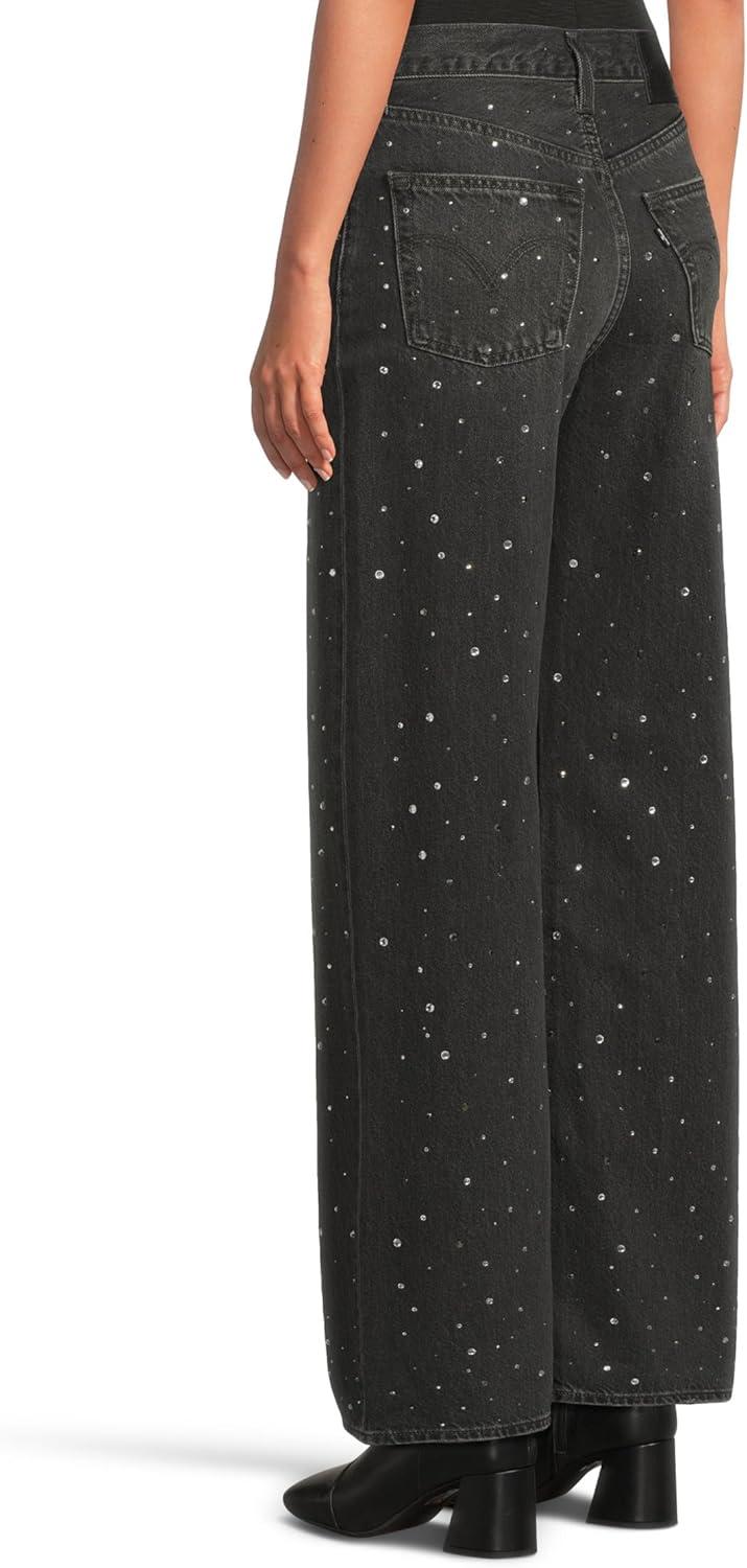 image:imageLevis Womens Ribcage Wide LegDazzle Me Smoke