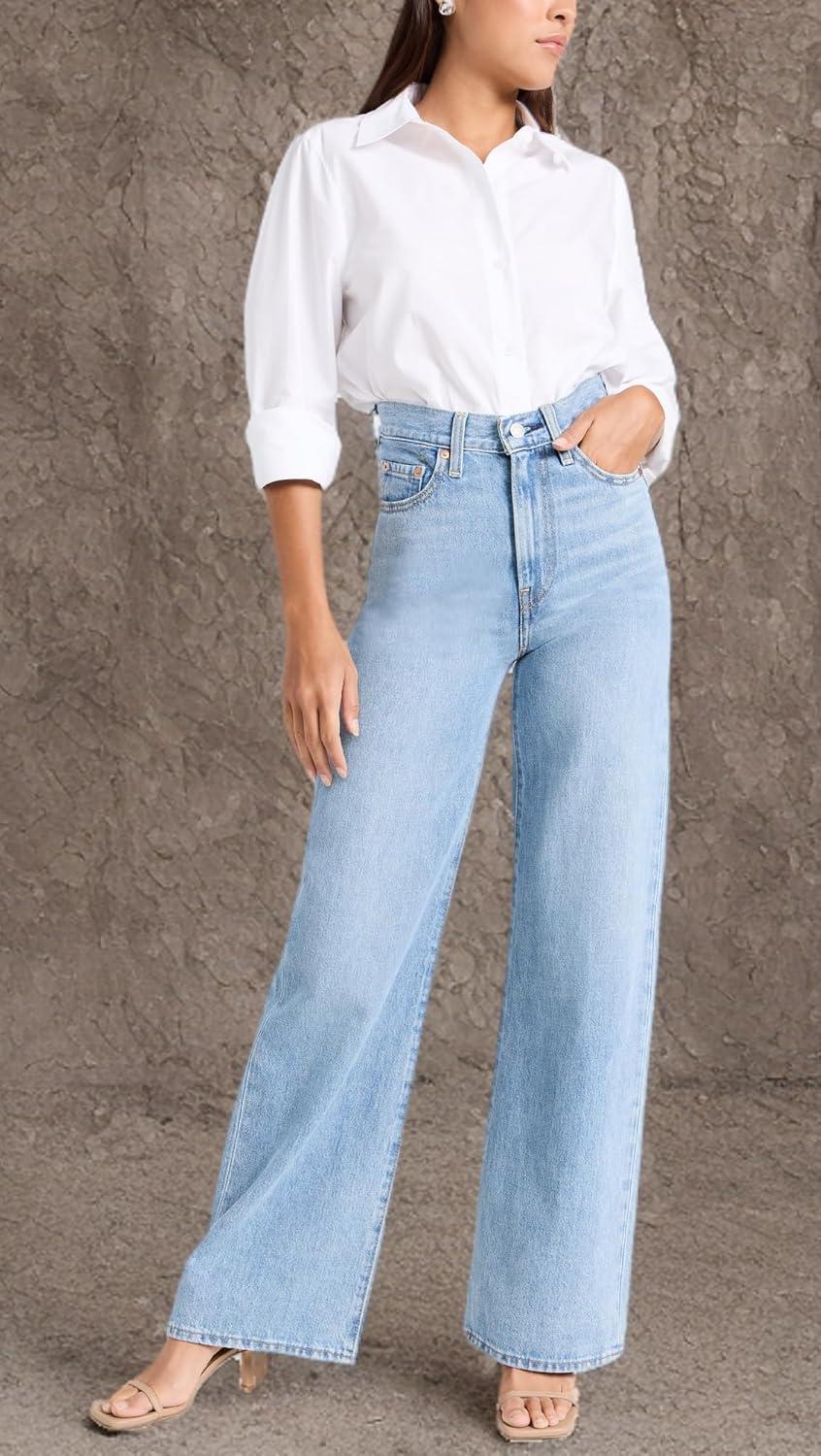image:imageLevis Womens Ribcage Wide LegFar and Wide