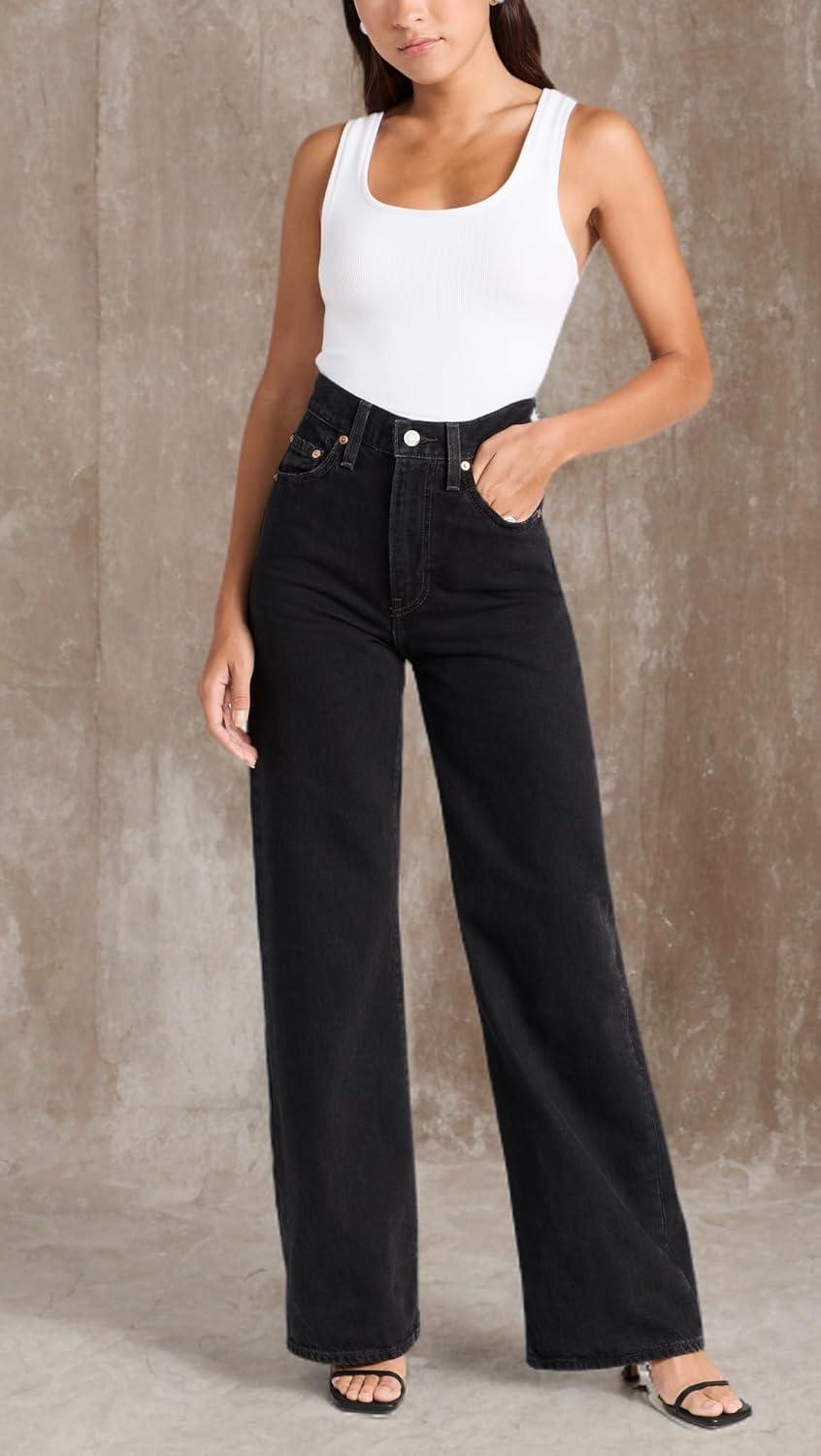 image:imageLevis Womens Ribcage Wide LegRosie Posie