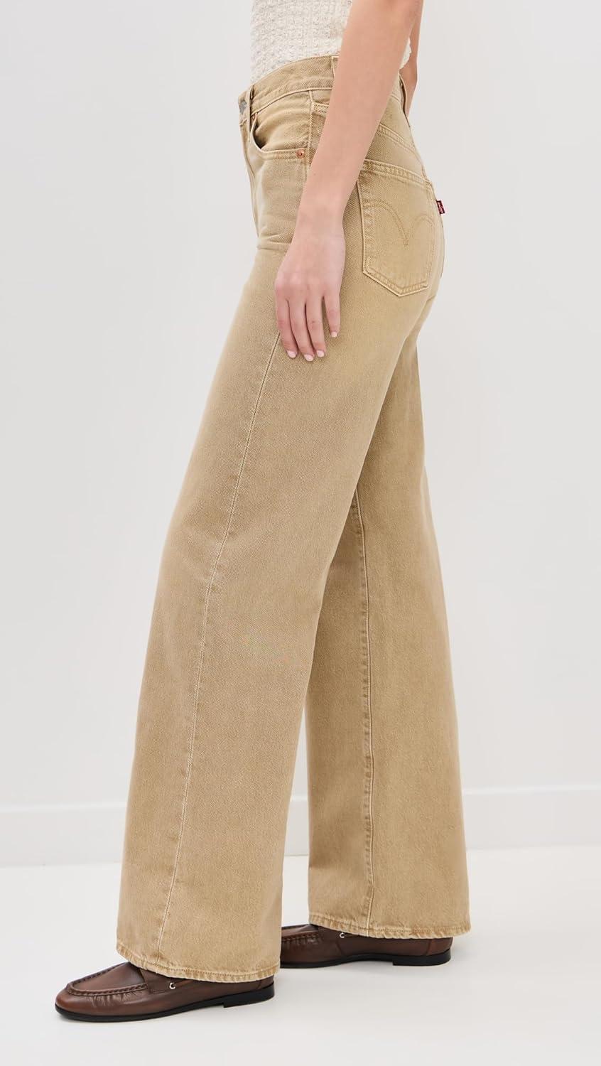 image:imageLevis Womens Ribcage Wide LegScraped Travertine