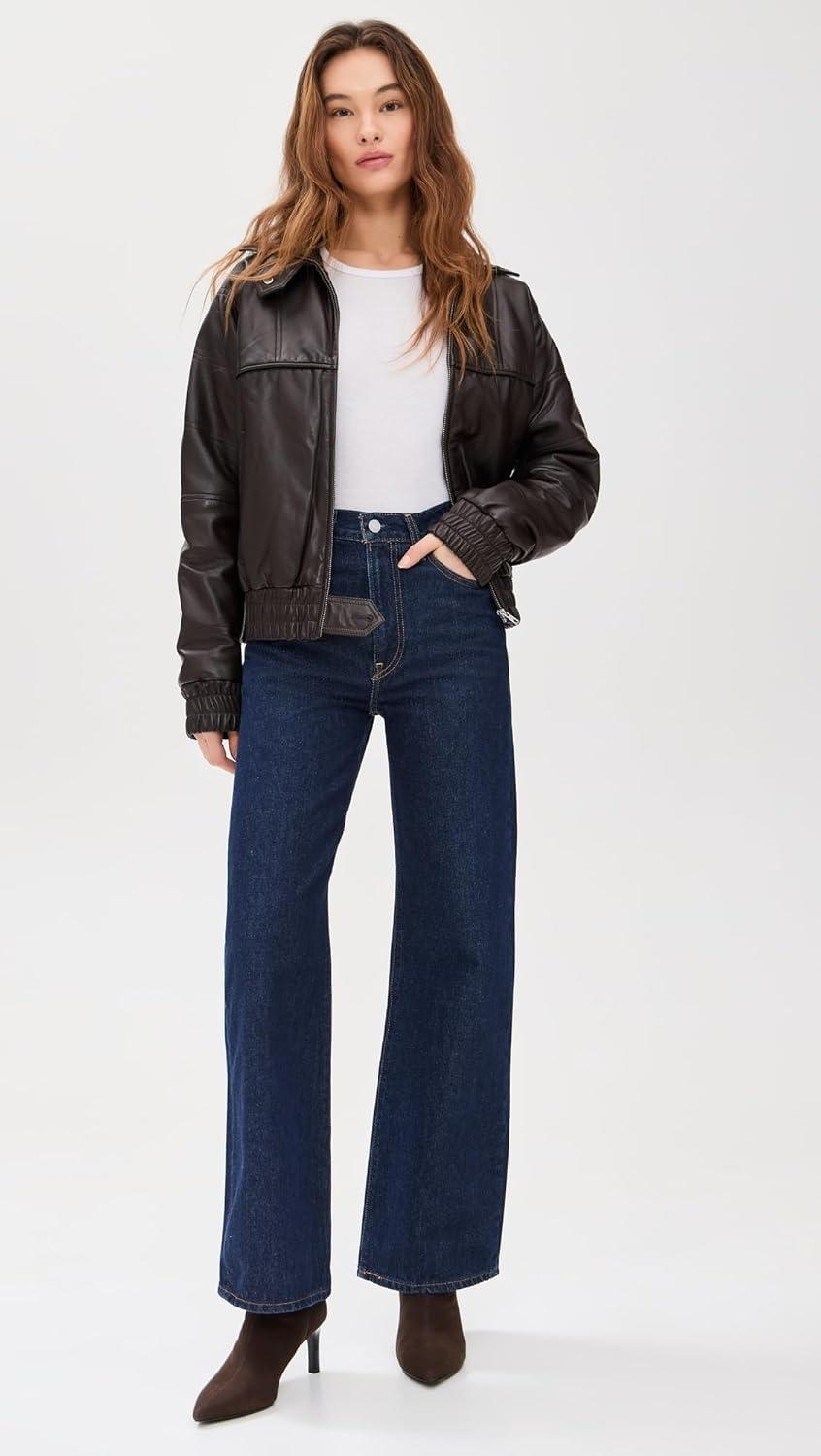 image:imageLevis Womens Ribcage Wide LegShaded View