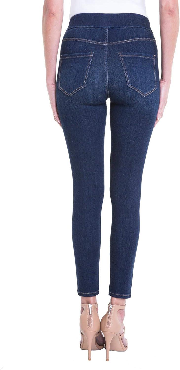 image:imageLiverpool Farrah HighWaist PullOn Ankle in Silky Soft Denim in Coronado MidGriffith Super Dark