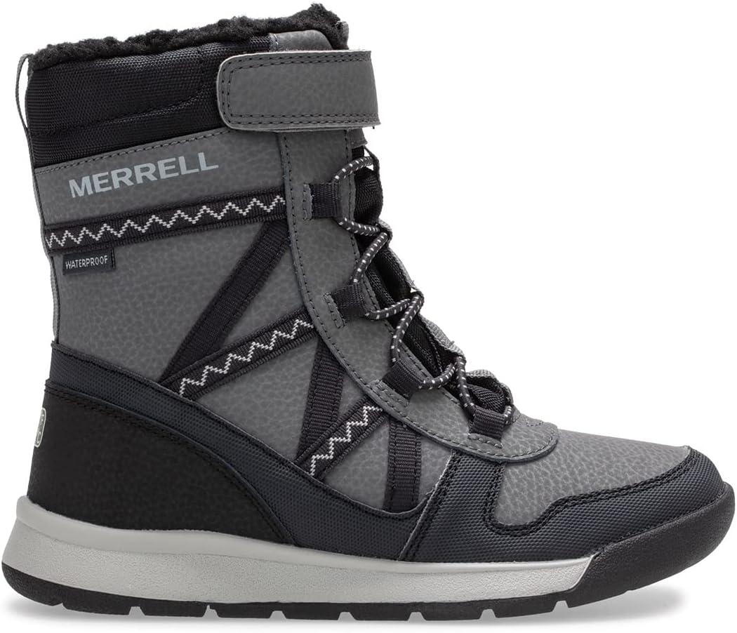 image:imageMerrell UnisexChild Snow Crush 20 WaterproofBlackGrey