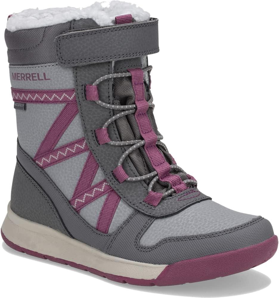 image:imageMerrell UnisexChild Snow Crush 20 WaterproofGreyBerry