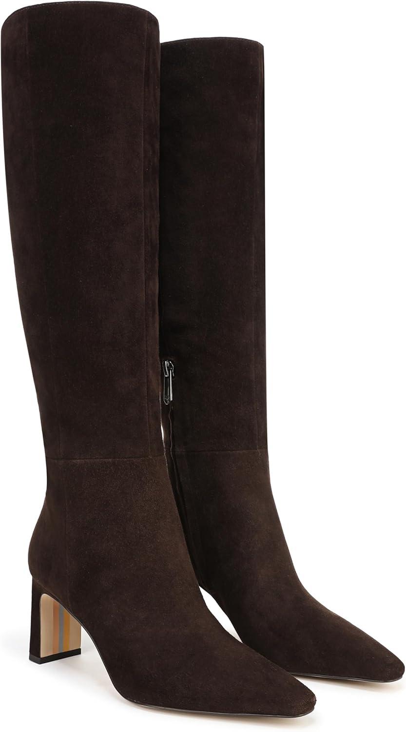 image:imageSam Edelman Womens Sylvia BootsChocolate Brown Extra Wide Calf