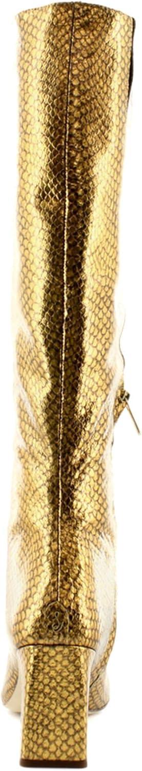 image:imageSam Edelman Womens Sylvia BootsMedallion Gold Snake