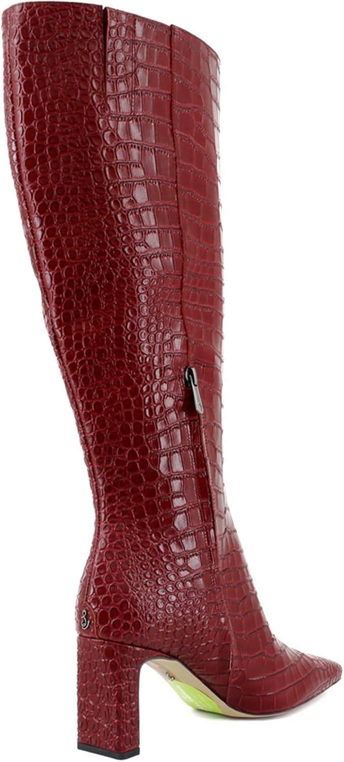 image:imageSam Edelman Womens Sylvia BootsScarlet Cherry Wide Calf