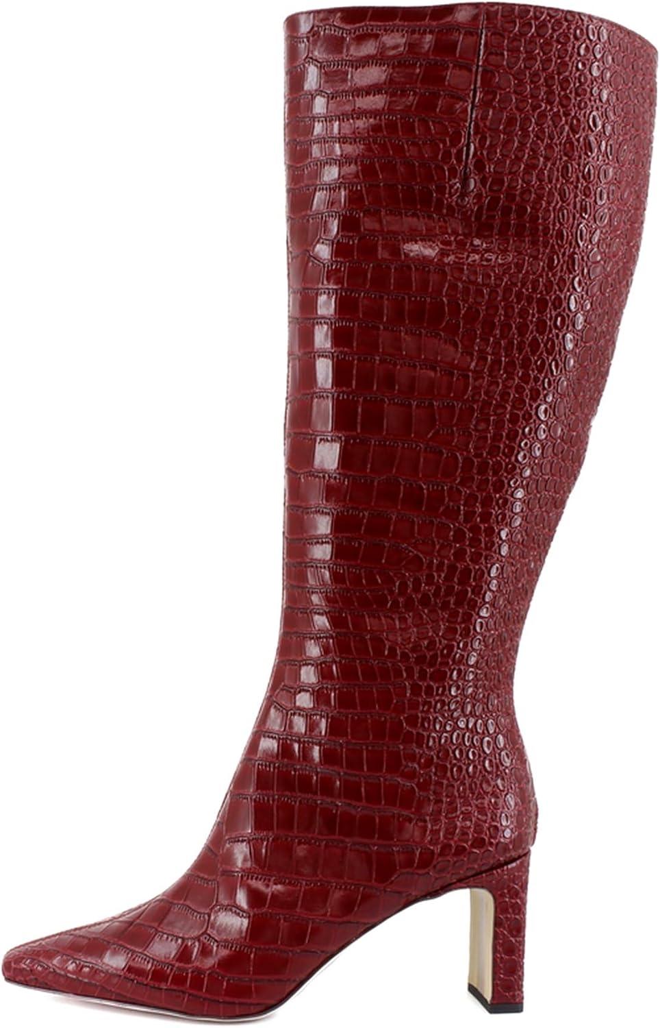 image:imageSam Edelman Womens Sylvia BootsScarlet Cherry Wide Calf