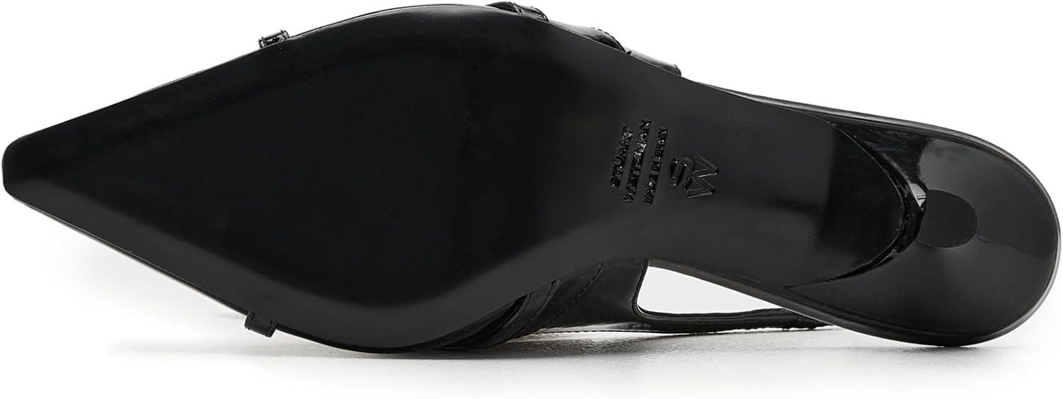 image:imageStuart Weitzman Womens Georgie Slingback 50 PumpBlack