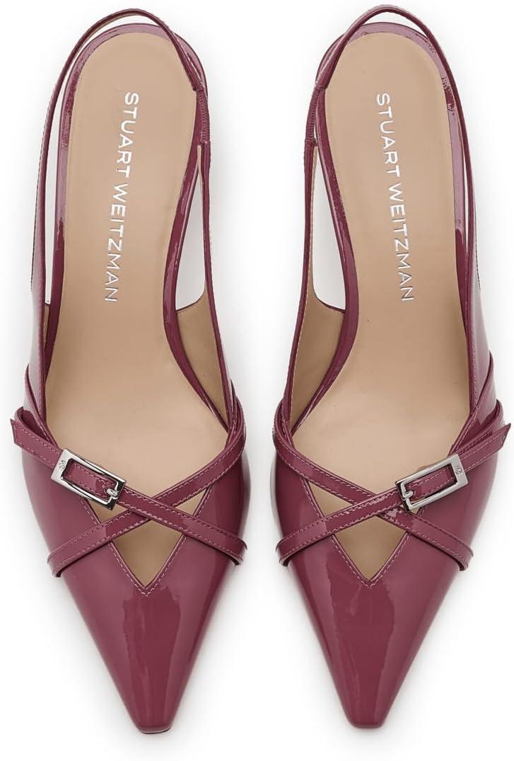 image:imageStuart Weitzman Womens Georgie Slingback 50 PumpDusty Berry