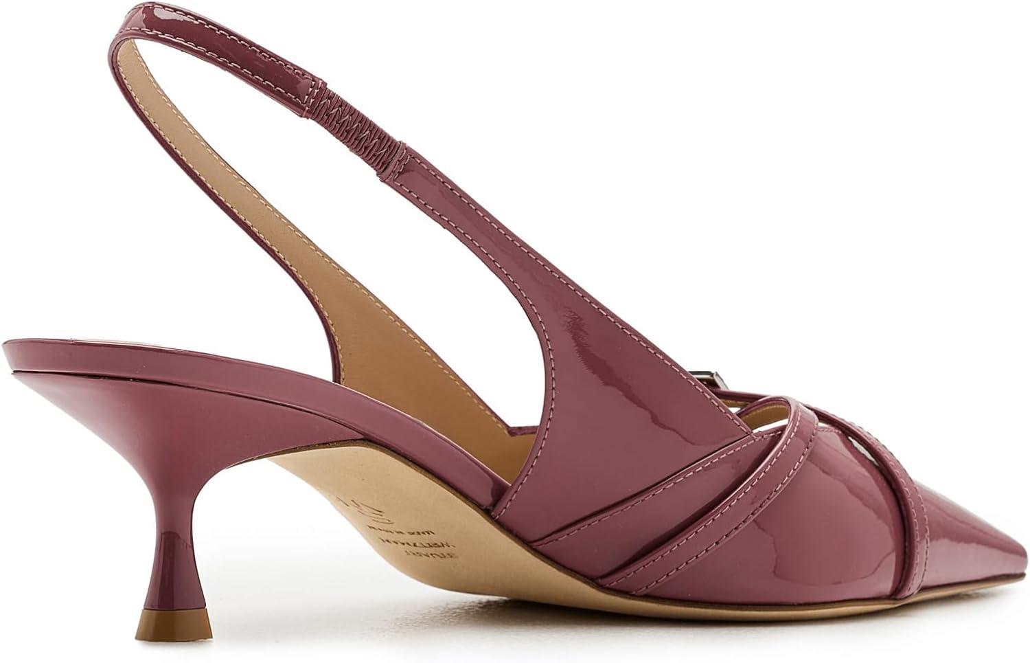 image:imageStuart Weitzman Womens Georgie Slingback 50 PumpDusty Berry