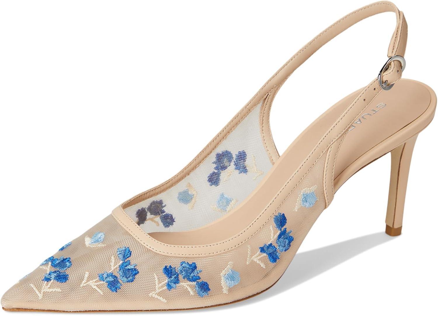 image:imageStuart Weitzman Womens Stuart Power Slingback 75Cielo MultiBarely Beige