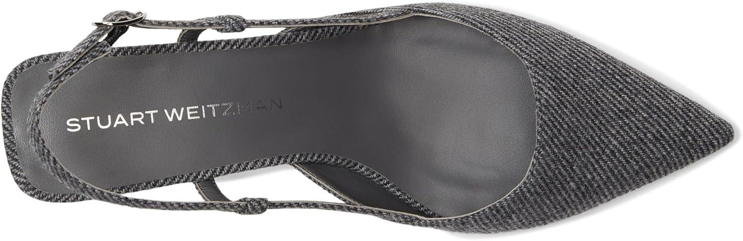 image:imageStuart Weitzman Womens Vinnie Slingback Pumps 50mmBlackWhite
