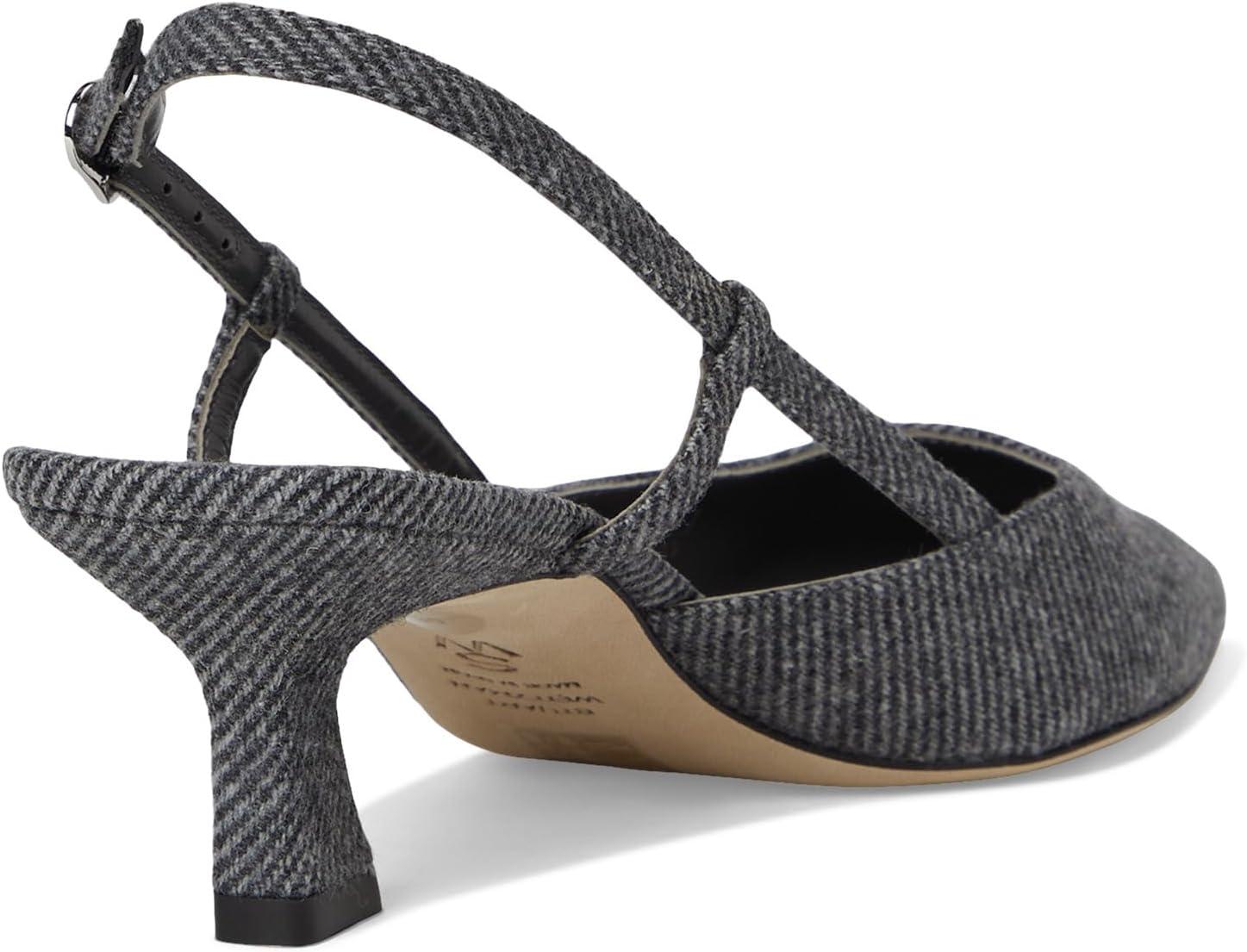 image:imageStuart Weitzman Womens Vinnie Slingback Pumps 50mmBlackWhite